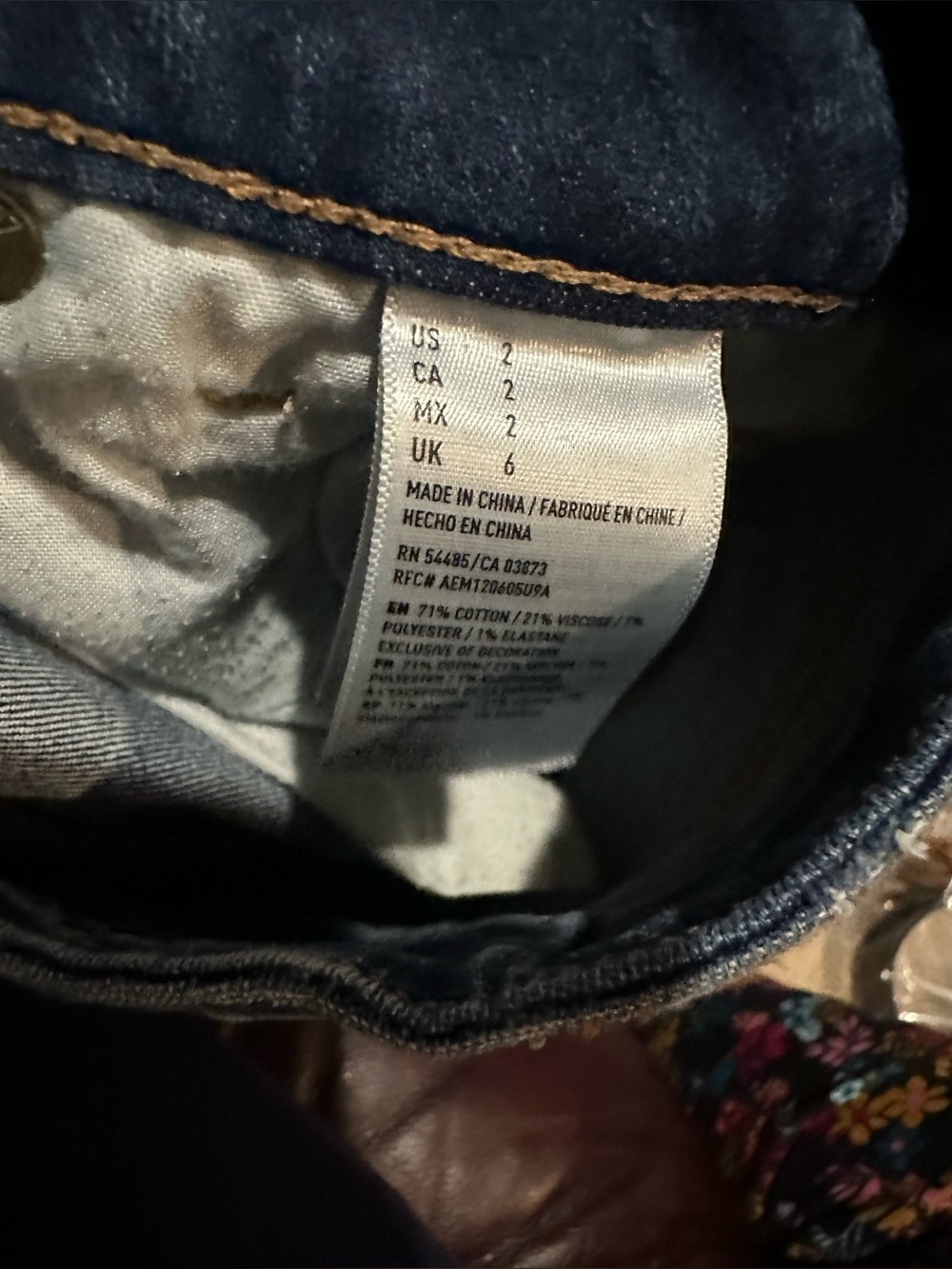 Dark Blue Denim Shorts- Size US 2